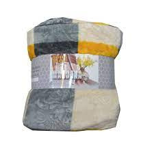 پتو مسافرتی ماندانا یک نفره زرد 220 * 150 گرم بالا - کالا قسط آرام