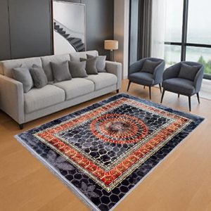 پتو فرش 6 متری مارک ترولاو سنگین گل برجسته - کالا قسط آرام