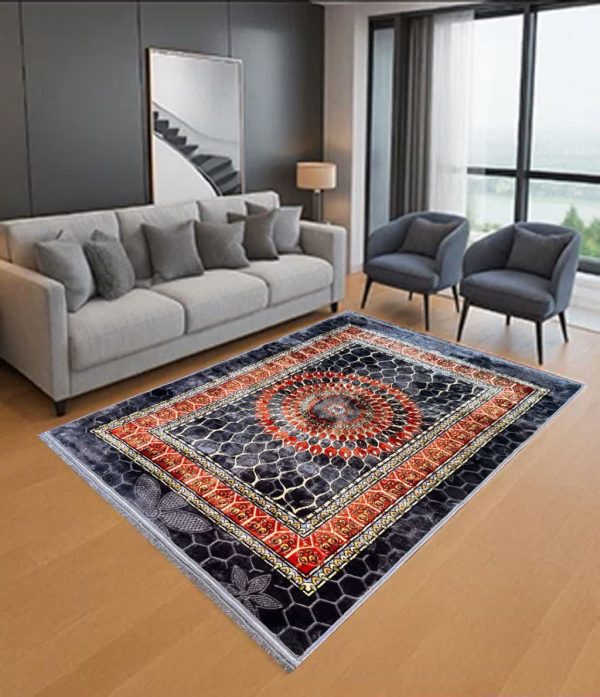 پتو فرش 6 متری مارک ترولاو سنگین گل برجسته - کالا قسط آرام