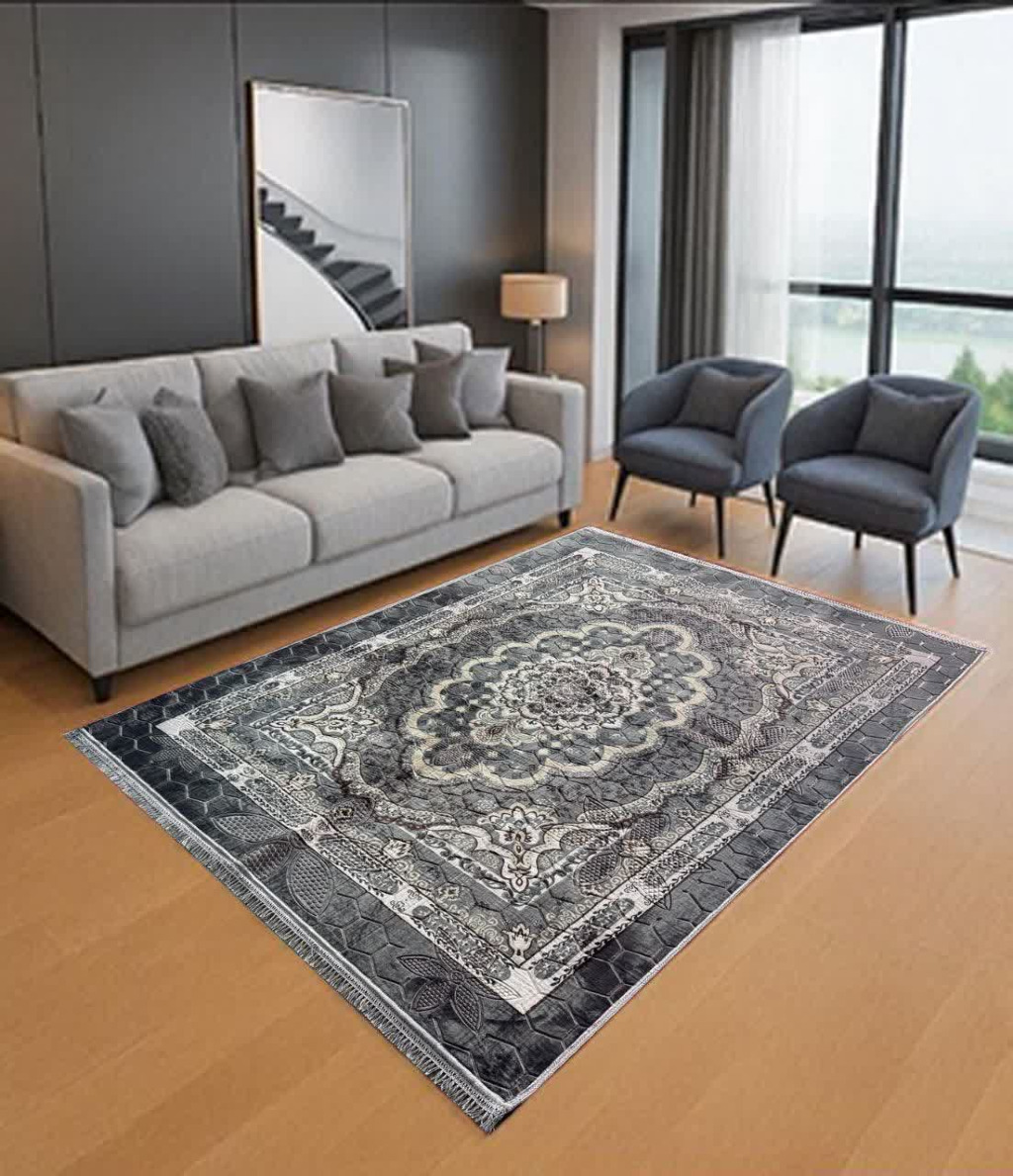 پتو فرش 6 متری مارک ترولاو سنگین گل برجسته - کالا قسط آرام