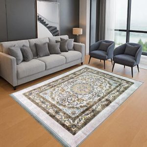 پتو فرش 6 متری مارک ترولاو سنگین گل برجسته - کالا قسط آرام