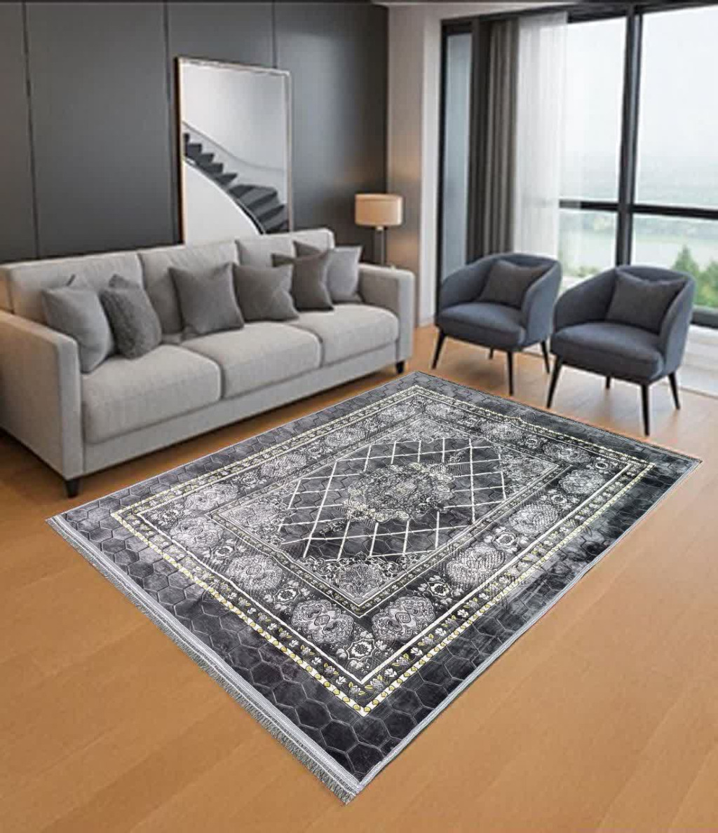 پتو فرش 6 متری مارک ترولاو سنگین گل برجسته - کالا قسط آرام