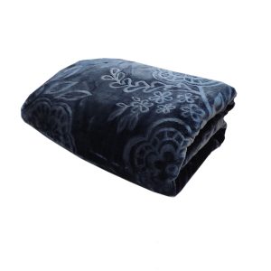 پتو نیکوبافت مدل برلیان یک نفره سایز 220*160 سرمه ای - کالا قسط آرام