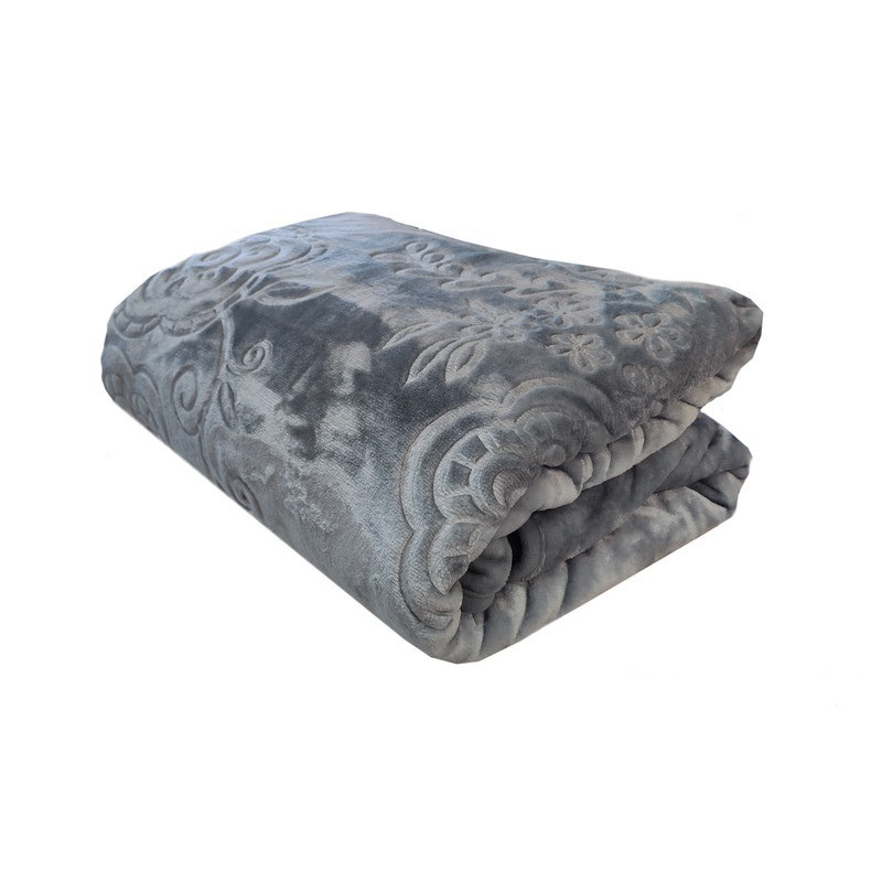 پتو نیکوبافت مدل برلیان یک نفره سایز 220*160 طوسی - کالا قسط آرام