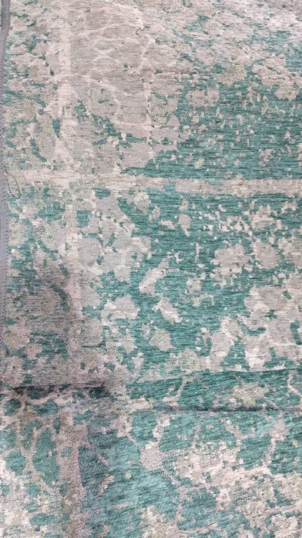 روفرشی طرح صدف دورو مخمل 9 متری سبز - کالا قسط آرام