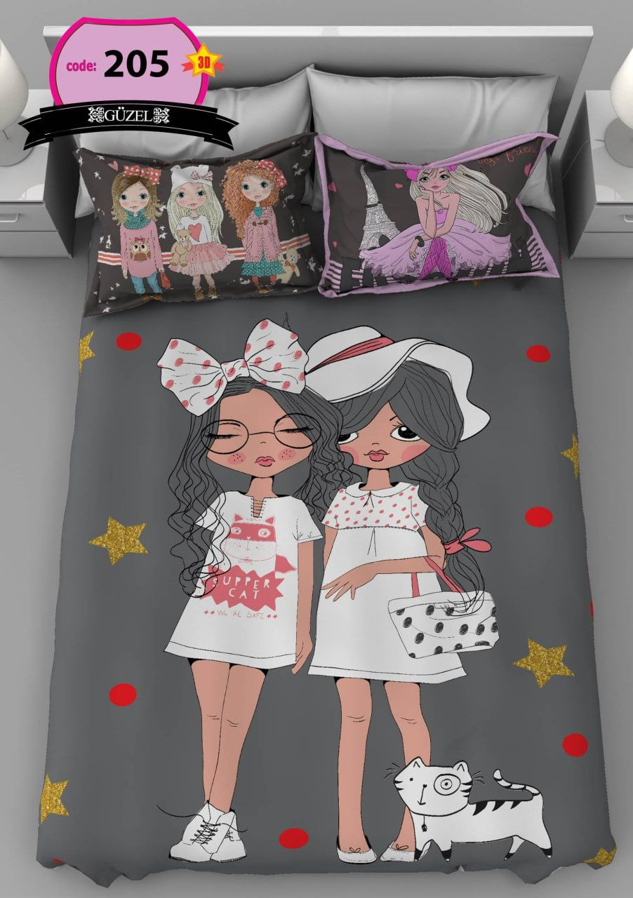 روتختی 3 بعدی یک نفره سایز 90 کاور دار - کالا قسط آرام