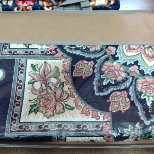 روفرشی مخمل زرک دار شاهسوند یاوری یزد سایز 3متری سرمه ای - کالا قسط آرام