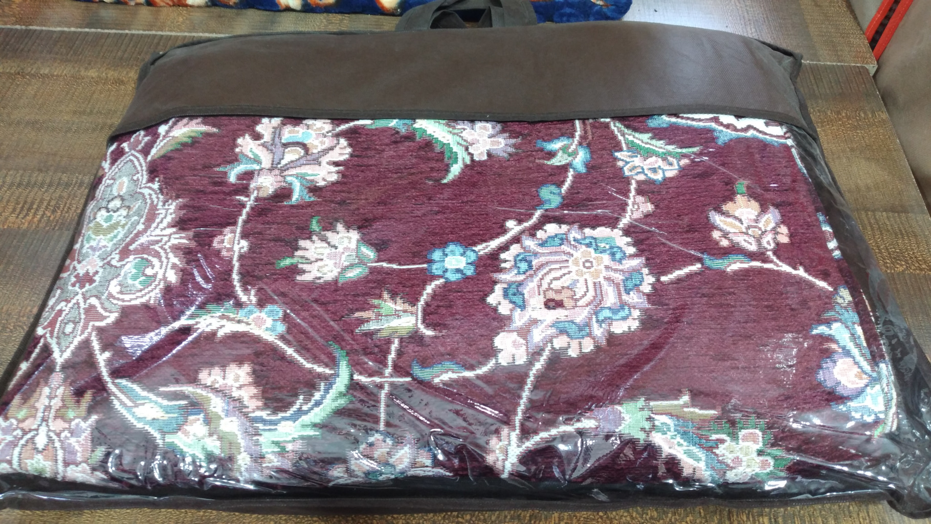 روفرشی مخمل بدون زرک شاهسوند یاوری یزد سایز 9متری زرشکی - کالا قسط آرام