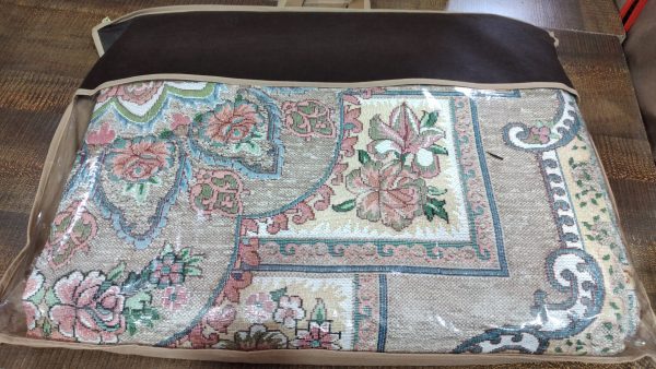 روفرشی مخمل زرک دار شاهسوند یاوری یزد سایز 9متری نسکافه ای - کالا قسط آرام