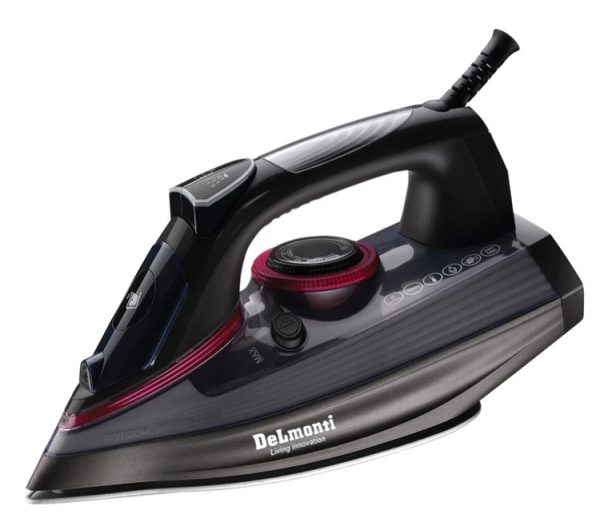 اتو بخار نانو سرامیک دلمونتی 2200 وات مدل DL915 مشکی - کالا قسط آرام