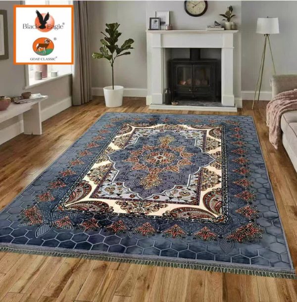 پتو فرش 6 متری سنگین گل برجسته - کالا قسط آرام