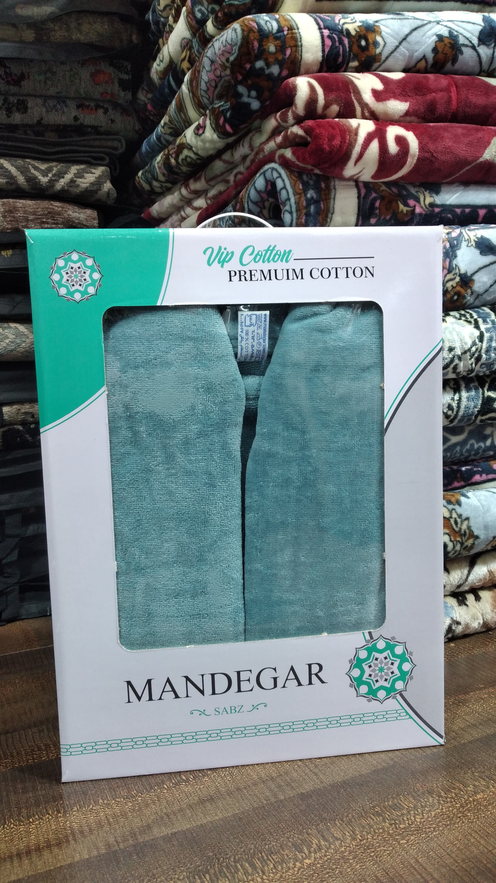 حوله تن پوش ماندگار سایز 135 ( XL ) تیفانی، نخ رومی - کالا قسط آرام