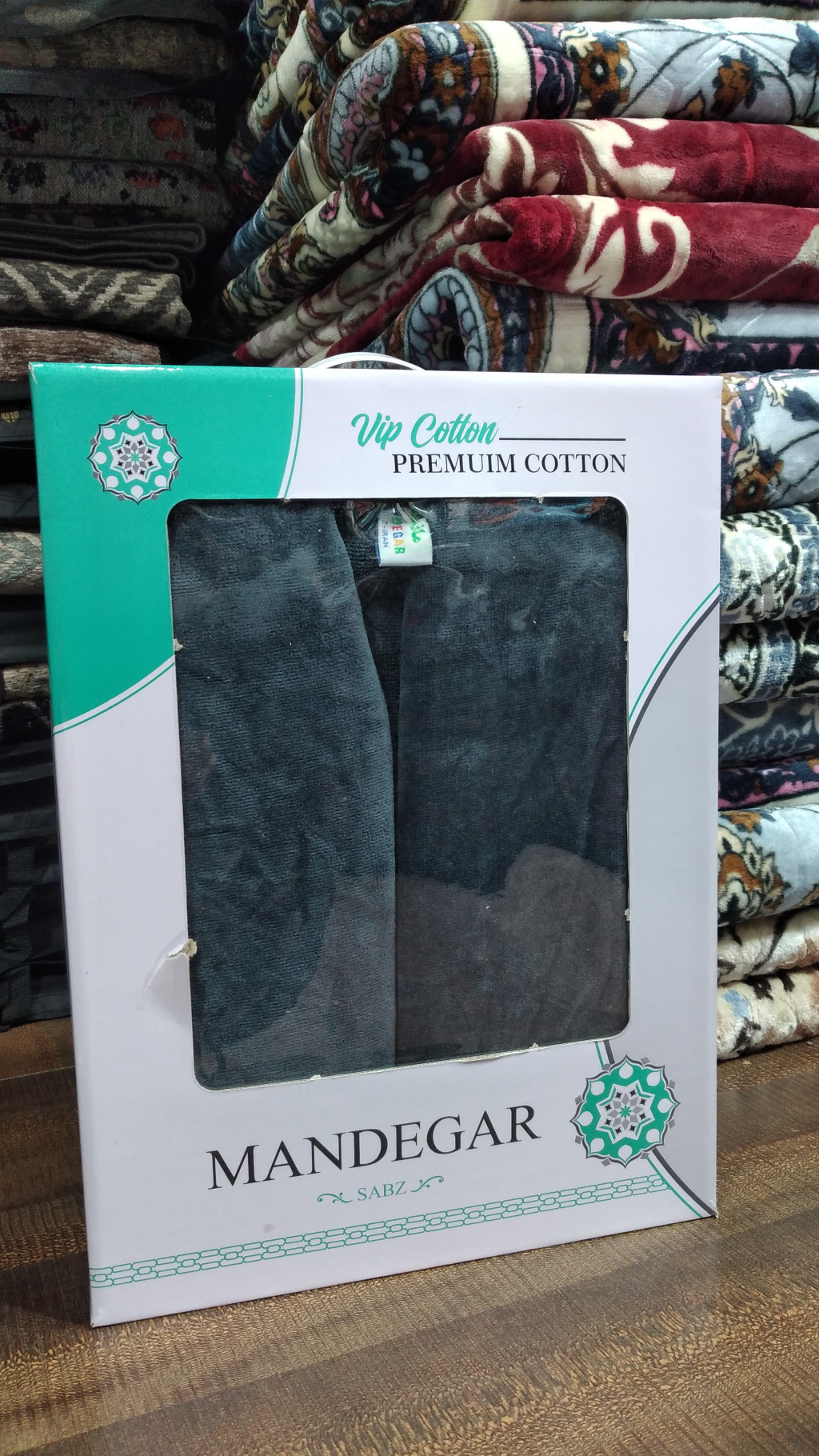 حوله تن پوش ماندگار سایز 135 ( XL ) طوسی، نخ رومی - کالا قسط آرام