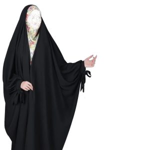 چادر مشکی مدل سندبادی پارچه حریر اسود - کالا قسط آرام