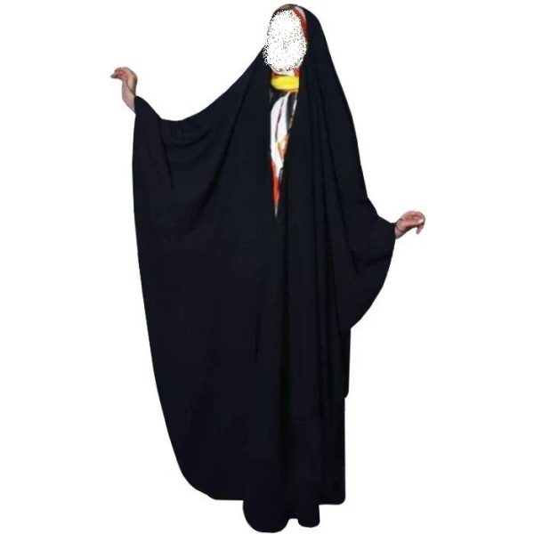 چادر مشکی مدل جده اصیل پارچه حریر اسود - کالا قسط آرام