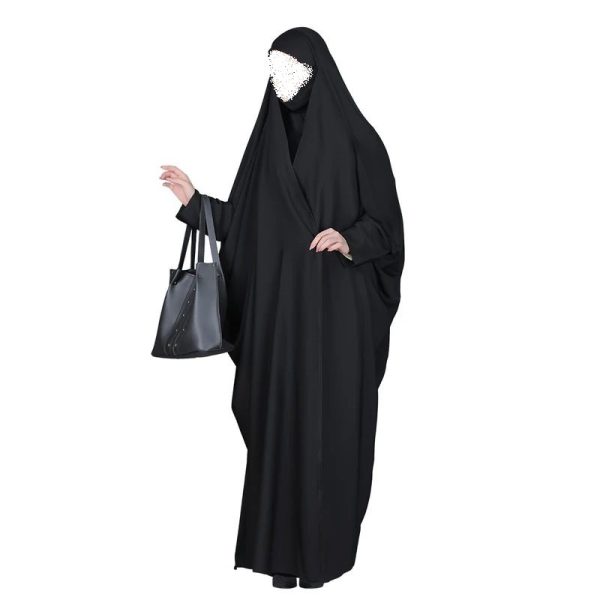 چادر مشکی مدل بحرینی پارچه حریر اسود - کالا قسط آرام