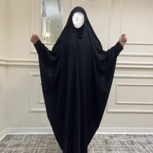 چادر مشکی مدل عبایی پارچه حریر اسود - کالا قسط آرام