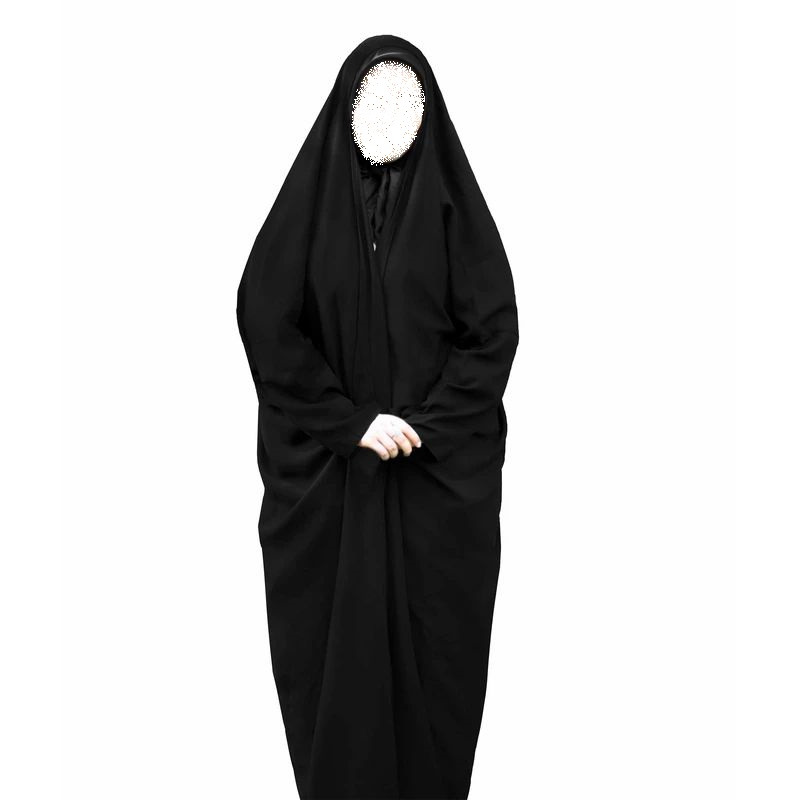 چادر مشکی مدل لبنانی پارچه حریر اسود - کالا قسط آرام