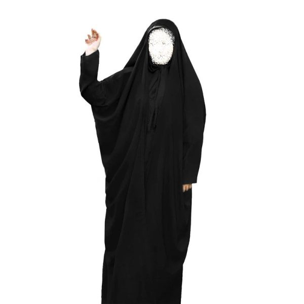 چادر مشکی مدل لبنانی پارچه حریر اسود - کالا قسط آرام