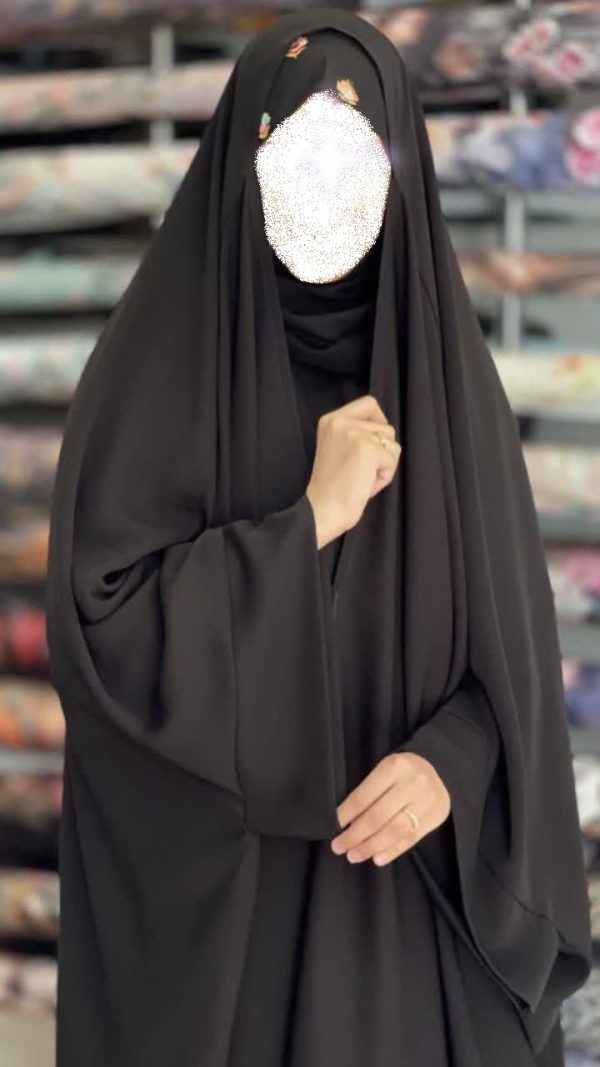 چادر مشکی مدل مدرن پارچه ندا ژاپن - کالا قسط آرام