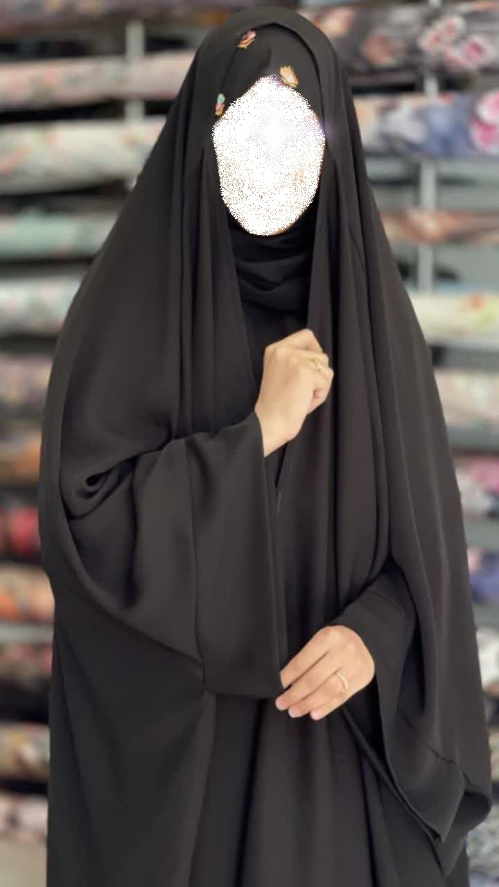 چادر مشکی مدل مدرن پارچه ندا ژاپن - کالا قسط آرام