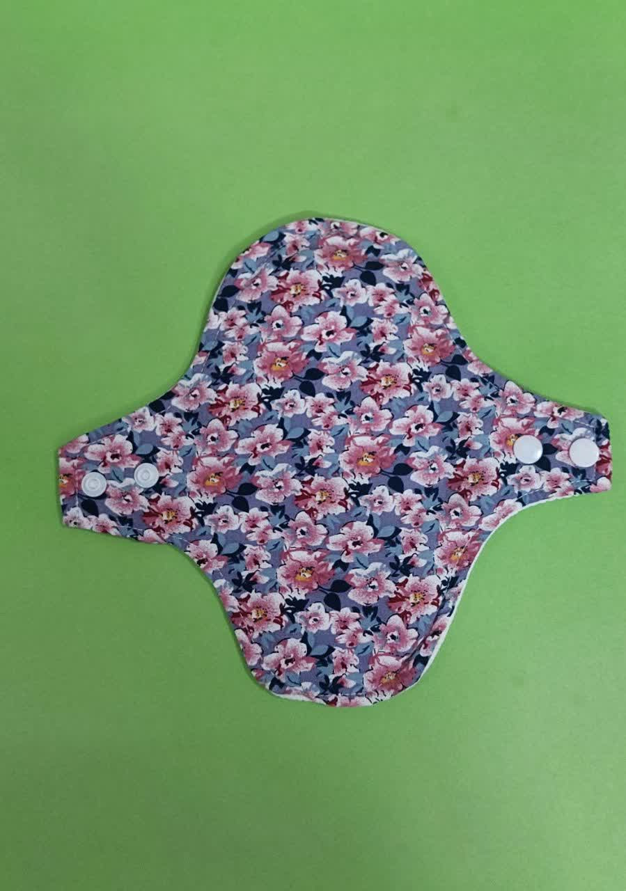 پد قاعدگی پارچه ای طرح پونه سایز 1 - کالا قسط آرام
