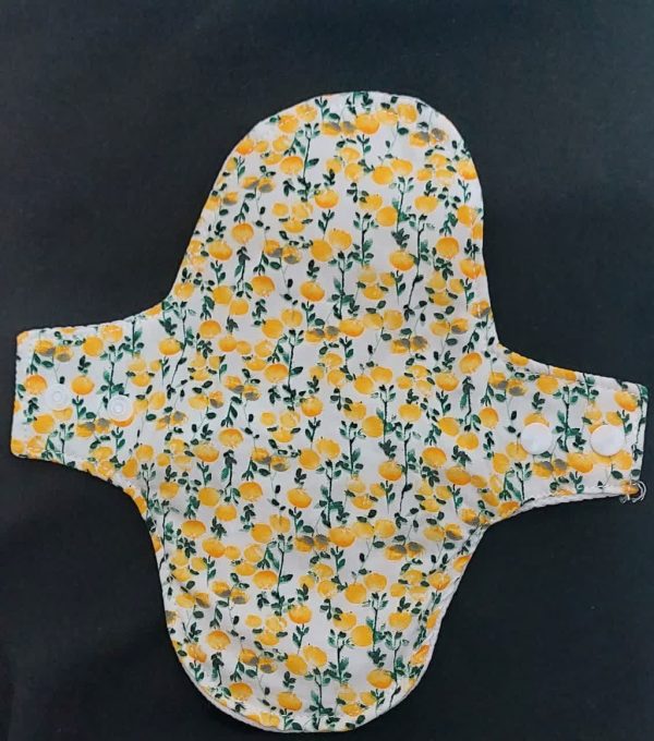 پد قاعدگی پارچه ای طرح لیمویی سایز 2 - کالا قسط آرام